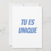 DANKE, DASS DU IN ITALIENISCH KARTET DANKESKARTE (Rückseite)