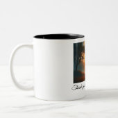 Danke, dass du in meinem Leben bist Zweifarbige Tasse (Links)