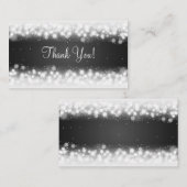 Danke, dass du Magic Sparkle Black eingesetzt hast Begleitkarte (Vorne/Hinten)