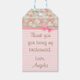 Danke, dass du mein Bridesmaid-Geschenk-Tag geword Geschenkanhänger