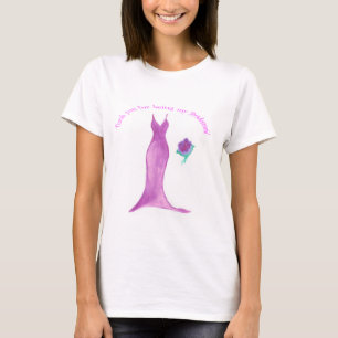 Danke, dass du mein Bridesmaid Watercolor-Shirt bi T-Shirt
