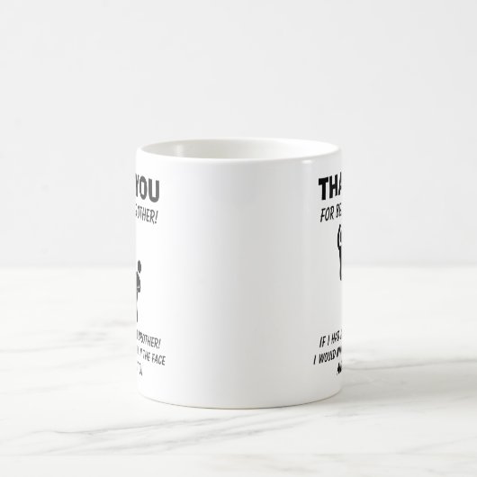 Danke, dass du mein Bruder bist Kaffeetasse (Mittel)
