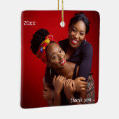 Danke, dass du mein Foto zur BESTE FREUNDIN meines Keramikornament (Rechts)