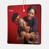 Danke, dass du mein Foto zur BESTE FREUNDIN meines Keramikornament (Links)