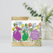 Danke, dass du mein Freund bist Dankeskarte (Stehend Vorderseite)