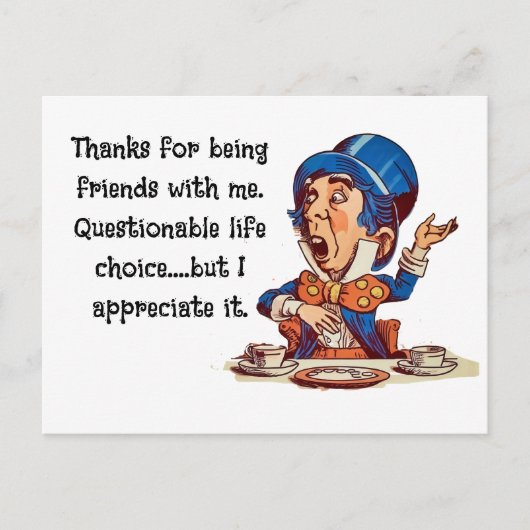 Danke, dass du mein Freund bist — Freundschaft Postkarte (Vorderseite)