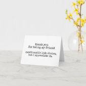 Danke, dass du mein Freund bist Karte (Gelbe Blume)