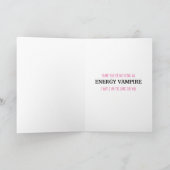 Danke, dass du mein Freund von NOT NEEDY bist Karte (Innenseite)