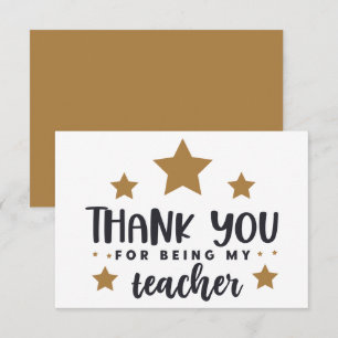 Danke, dass du mein Lehrer bist - Dankeskarten Dankeskarte