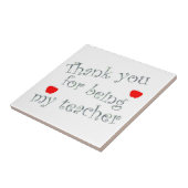 Danke, dass du mein Lehrer-Dankeschön bist Fliese (Seite)