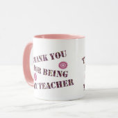 Danke, dass du mein Lehrer-Klassenbewusstsein bist Tasse (Vorderseite Links)