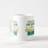 Danke, dass du mein leitendes Licht bist" - Classi Kaffeetasse (Vorderseite Links)