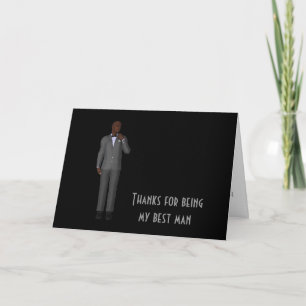 Danke, dass du mein Trauzeuge bist Dankeskarte