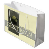 Danke, dass du mein Trauzeuge bist Große Geschenktüte (Rückseite Schrägansicht)