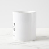 Danke, dass du mein unbezahlter Therapeut am beste Jumbo-Tasse (Vorderseite)