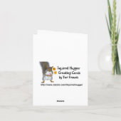 Danke, dass du meine Brautjungfrau bist - Pink Dankeskarte (Rückseite)