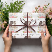 Danke, dass du meine Brautjungfrau warst Geschenkpapier