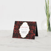 Danke, dass du meine Bridesmaid Gothic Wedding bis Dankeskarte (Vorderseite)