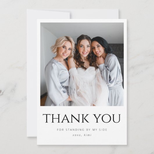 Danke, dass du meine Bridesmaid-Karte bist Einladung (Vorderseite)