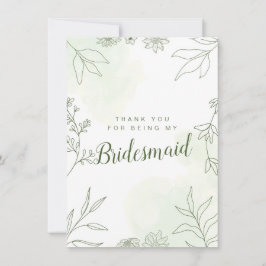 Danke, dass du meine Bridesmaid Wedding Card bist Karte