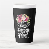 Danke, dass du meine Freunde bist Milchtasse (Vorderseite)