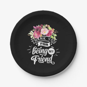 Danke, dass du meine Freunde bist Pappteller