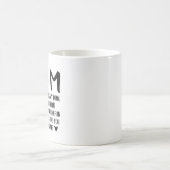 Danke, dass du meine Mama Funny Coffee Tasse bist (Mittel)