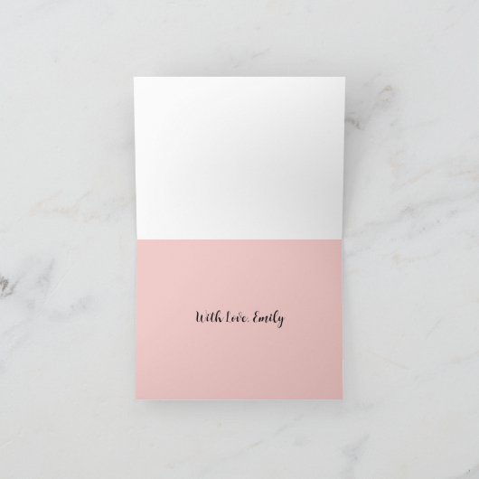 Danke, dass du meine Mutter bist, danke Karte (Innenseite)