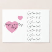 Danke, dass du meine Mutter bist! Folienkarte (Innenseite)