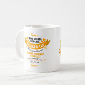 Danke, dass du meine Mutter im Recht bist Kaffeetasse (Vorderseite Links)