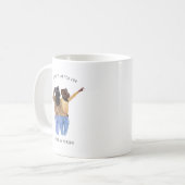 Danke, dass du meine Person bist | Bester Freund Kaffeetasse (Vorderseite Links)