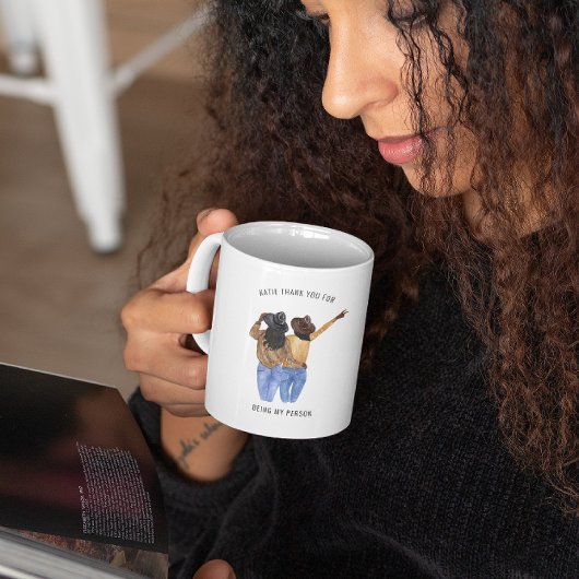 Danke, dass du meine Person bist | Bester Freund Kaffeetasse