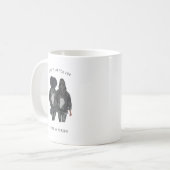 Danke, dass du meine Person bist | Bester Freund Kaffeetasse (Vorderseite Links)