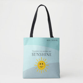 Danke, dass du meine Sunshine Teacher Tasche bist