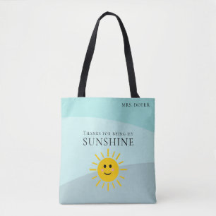 Danke, dass du meine Sunshine Teacher Tasche bist
