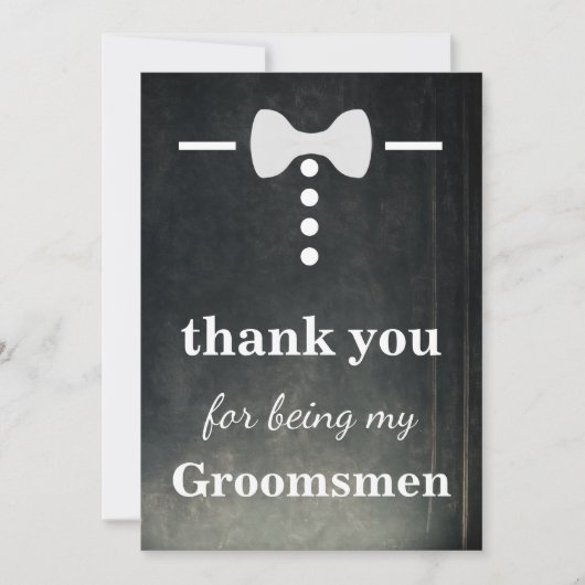 Danke, dass du meine Trauzeugen bist Dankeskarte (Vorderseite)