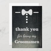 Danke, dass du meine Trauzeugen bist Dankeskarte (Vorne/Hinten)