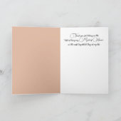 Danke, dass du meine Trauzeugin bist Karte (Innenseite)