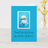 Danke, dass du meine Trauzeugin Wedding Daisy bist Karte (Gelbe Blume)