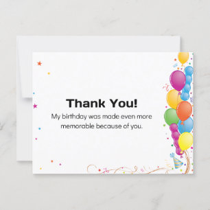 Danke, dass du meinen Geburtstag unvergesslich gem Postkarte
