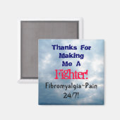 Danke, dass du Mich A, Fighter, Fibr... Magnet (Vorderseite/Rückseite)