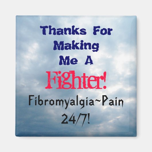 Danke, dass du Mich A, Fighter, Fibr... Magnet (Vorne)