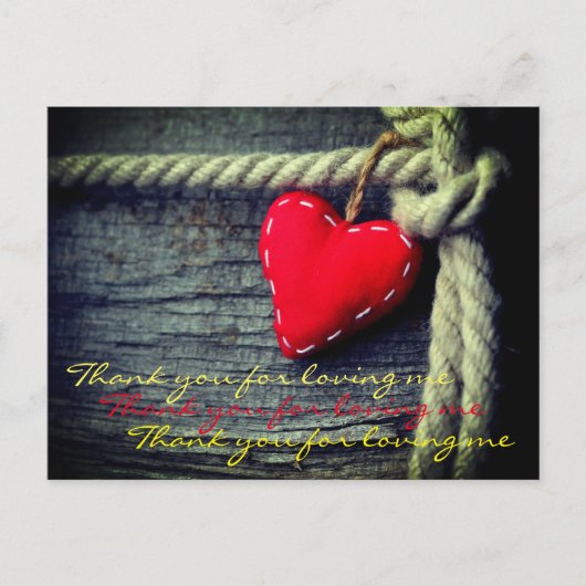 Danke, dass du mich auf Postkarte liebst (Vorderseite)