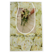 Danke, dass du mich durch Aisle gehst Mittlere Geschenktüte (Vorderseite)