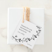 Danke, dass du mich mit Liebe-Dusche duschst Geschenkanhänger (Beispiel)