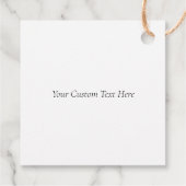 Danke, dass du mich mit Liebe-Dusche duschst Geschenkanhänger (Rückseite)