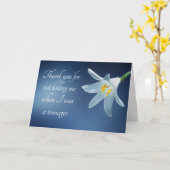 Danke, dass du mich nicht umgebracht hast karte (Gelbe Blume)