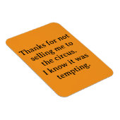 Danke, dass du mich nicht verkauft hast magnet (Rechte Seite)