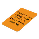 Danke, dass du mich nicht verkauft hast magnet (Linke Seite)