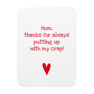 Danke, dass du mir beigebracht hast - Funny Mother Magnet